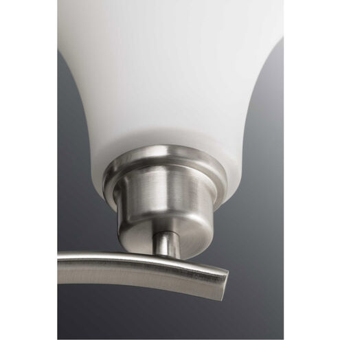 Athy 3 Light 22 inch Brushed Nickel Bath Vanity Wall Light